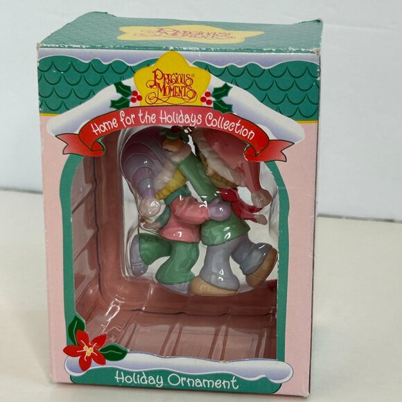 Precious Moments Christmas Ornament Home for the Holidays Collection Enesco 1996 - Picture 2 of 16